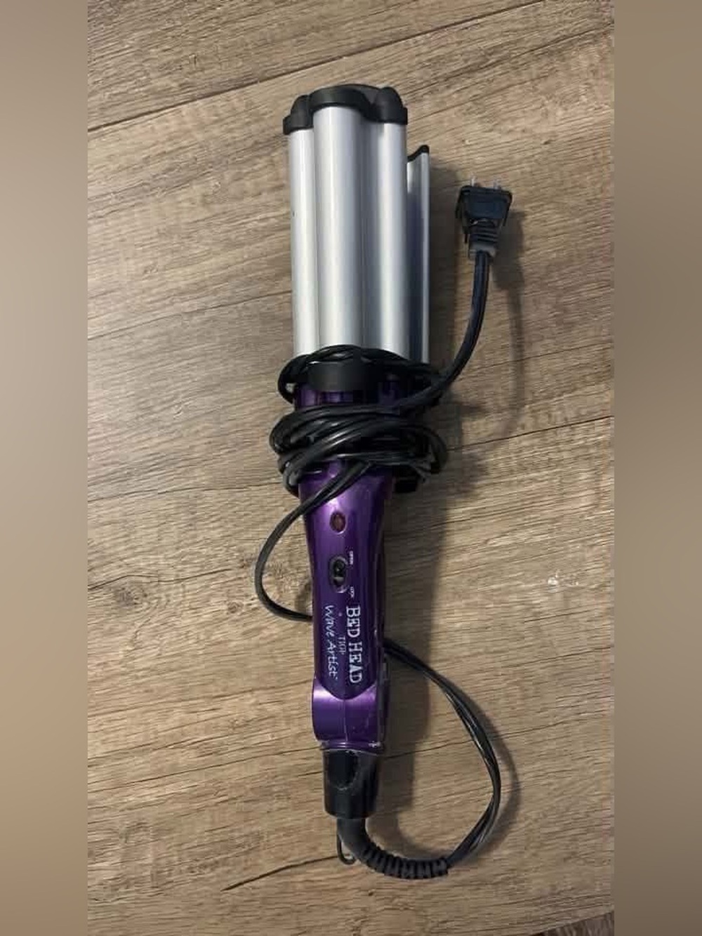 Bed Head Triple Barrel Waver - Purple and Silver